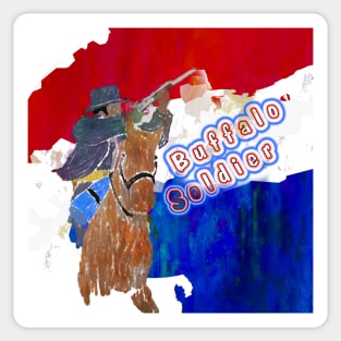 Buffalo Soldier Sticker